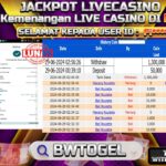 BUKTI JACKPOT ROULETTE TERPERCAYA DI INDONESIA TGL 29-06-2024