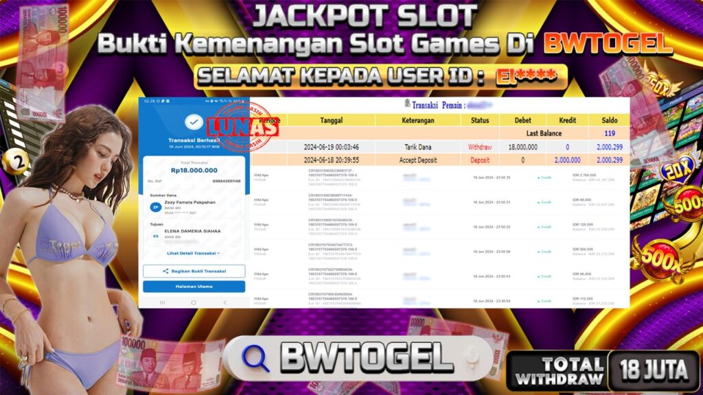 BUKTI JACKPOT SLOT WILD APE TERPERCAYA DI INDONESIA TGL 19-06-2024