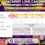 BUKTI JACKPOT SPEED BACCARAT TERPERCAYA DI INDONESIA TGL 08-08-2024