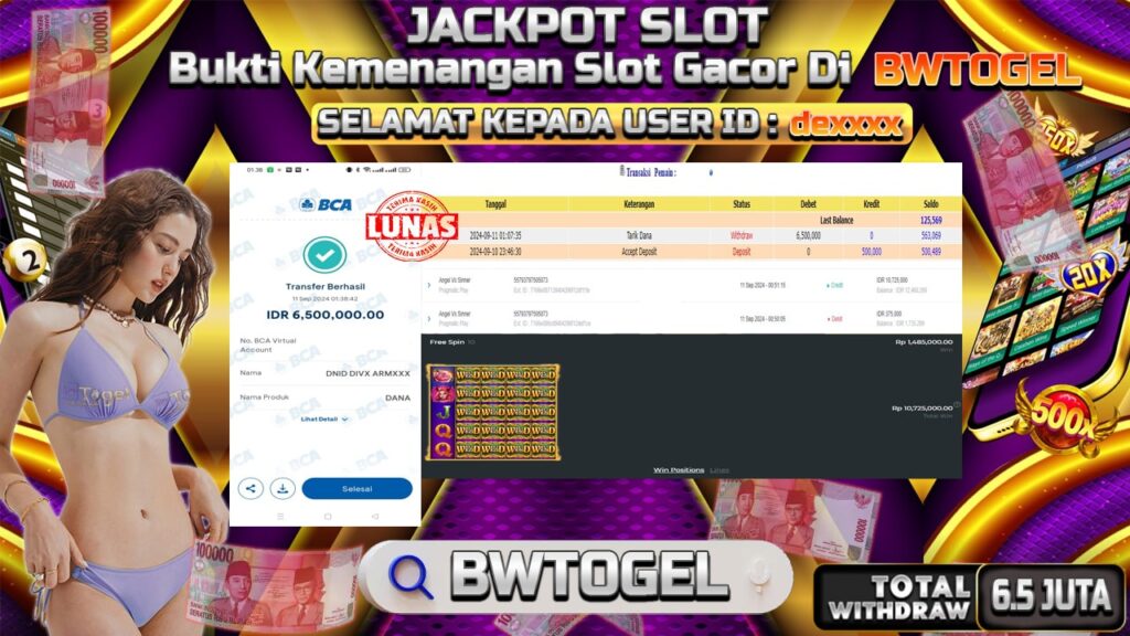 BUKTI JACKPOT SLOT ANGEL VS SINNER TERPERCAYA DI INDONESIA TGL 11-09-2024